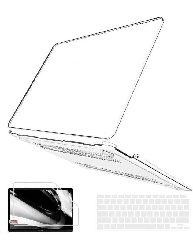 lot 6109 image: Plastic Hard Shell Case  Keyboard Cover  Screen Protector for Mac Air 13