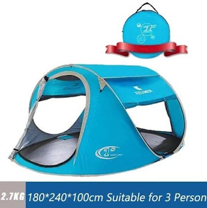 lot 1004 image: ZOMAKE Beach Tent Pop Up Large Automatic Instant Lightweight Hiking Camping Tent