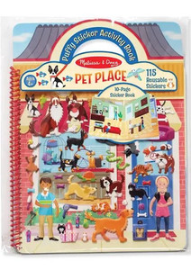 lot 1078 image: Melissa & Doug Pet Shop Puffy Sticker Set With 115 Reusable Stickers - Kids Arts And Crafts Activity, Restickable Stickers For Kids Ages 4