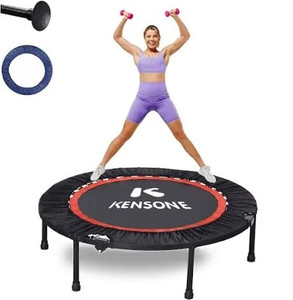 lot 1085 image: KENSONE 40 Mini Trampoline Rebounder Trampoline for Adults Small Fitness Trampoline for Kids Bounce Exercise, Max Load 330 LBS