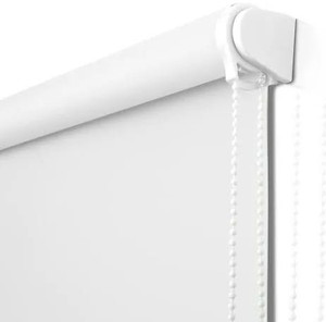 lot 1098 image: White Roller Shade - 34W x 72L - Stock Photo Approximate