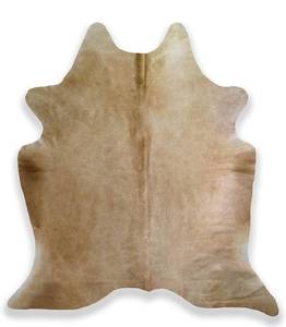 lot 1124 image: bonanza leathers Brazilian Natural Cowhide Area Rug BlackGrayBeigeChampangeLarge Size (Beige)