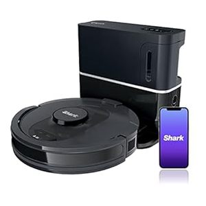 lot 1035 image: Shark AV2501S AI Ultra Robot Vacuum, with Matrix Clean, Home Mapping, 30-Day Capacity HEPA Bagless Self Empty Base, Perfect for Pet Hair, Wifi, Dark Grey (B09H8CWFNK)