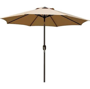 lot 1150 image: Blissun 9 Outdoor Market Patio Umbrella