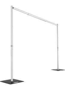 lot 1193 image: Pipe and Drape Backdrop Stand Kit 8ft x 10ft, Backdrop Stand Heavy Duty Wedding Backdrop for Events Wedding Decoration Backdrop Frame