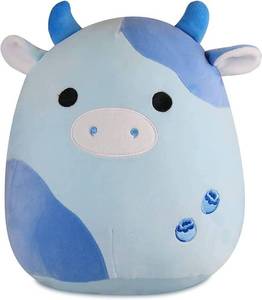 lot 1181 image: CanyRoom 12 Inch Plush Pillow, Cute Cow Stuffed Toy for Kids, Valentines Day, Christmas (Blueberry Cow)