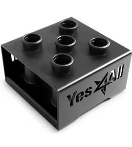 lot 1220 image: Yes4All Barbell Holder Vertical Storage Rack, Home Gym Organizer, Barbell Storage Rack Fit 2-inch Olympic Bars, Curl Bars, Triceps Bars, Dumbbell Handles