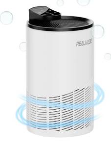 lot 1291 image: Air Purifiers for Home Large Room Up To 1076 sq.ft,REALMADE H13 True HEPA Air Filter for Pets Dander, Dust, Smoke, Smell with 3 Speeds, 4 Timers, PM 2,5 Monitor Hepa Air Purifier for Home