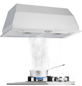 lot 1225 image: 30 Range Hood Insert, GASLAND Chef BI30SP 30 inch Built-in Range Hood, Vent Hood Insert with LED lights, Ducted Stove Hood 350 CFM, Push Button Control, Aluminum Mesh Filters