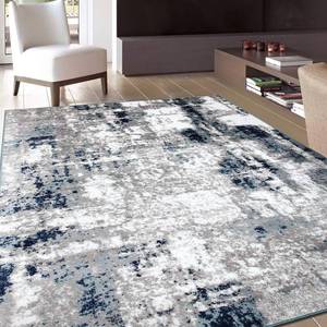 lot 1282 image: Resare Contemporary Abstract Rug, Machine Washable - 9x12