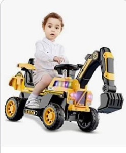lot 1320 image: RAGOYO Xirui-1 Ride On Excavator Toddler Toy for Kids