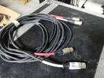 (2) 15' XLR mic/instrument DMX cables.