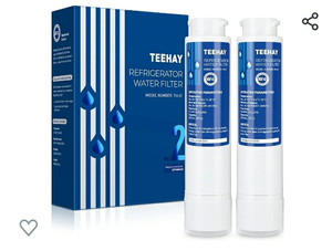 lot 1531 image: TEEHAY EPTWFU01 Frigidaire Water Filter Replacement,TH01 Refrigerator Water Filter Compatible with Frigidaire EPTWFU01, EWF02, Pure Source Ultra II,  3 filters