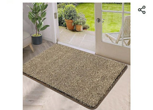 lot 1581 image: Inside Door Mat Front Doormats Low Profile Entrance Mats for Dogs Non Slip Welcome Doormats for Entryway Kitchen Laundry Room