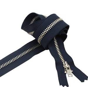 lot 5048 image: large bag of zippers 3ft  black