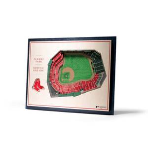 lot 5051 image: Boston Red Sox 17 x 13 5-Layer 3D StadiumViews Wall Art