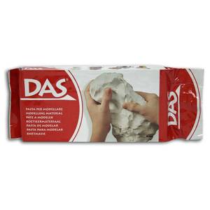 lot 5062 image: DAS Modeling Clay Block, Air Hardening Clay, White, 2.2 Lb