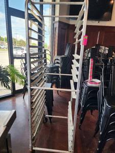 lot 21556 image: Aluminum Sheet Pan Rack