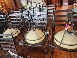 lot 21575 image: Lot of 3 Pendant Lights