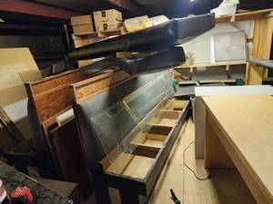 lot 29550 image: Huge Lot W 2 Booth Seats, Tables, Desks, Chairs, and More