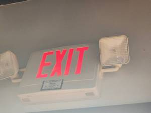 lot 21660 image: Lot of 2 Exit Signs