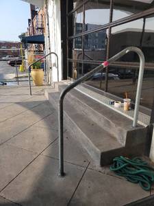 lot 18820 image: Metal Railing For Steps