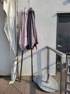 lot 18822 image: Lot of 2 Outdoor Umbrellas