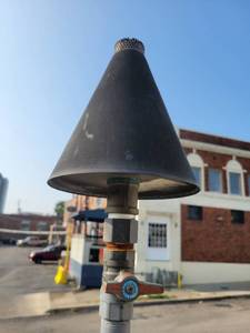 lot 18828 image: Big Kahuna Black Cone Permanent Gas Tiki Torch