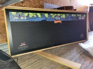 lot 29512 image: Extra Large Wood Framed Chalkboard&nbsp
