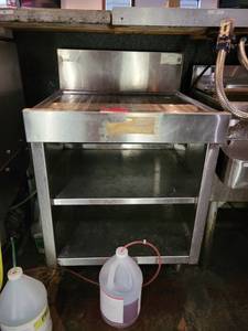 lot 18691 image: 24in Krowne Underbar Work Board W Shelving&nbsp