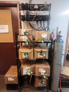 lot 18663 image: Food Service Equipment Soda Rack W FloJet Pumps&nbsp