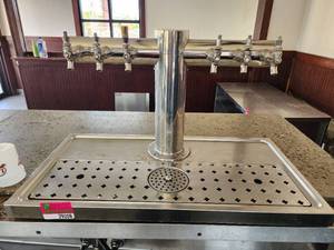 lot 29008 image: Krome Draft Beer Tower Stainless Steel Beer Tap