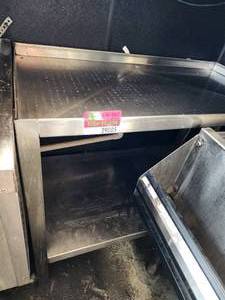 lot 29004 image: Stainless Steel Table W Drain and Understorage