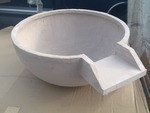 Large fiberglass fountain vessel great for making a yard fountain river use your imagination