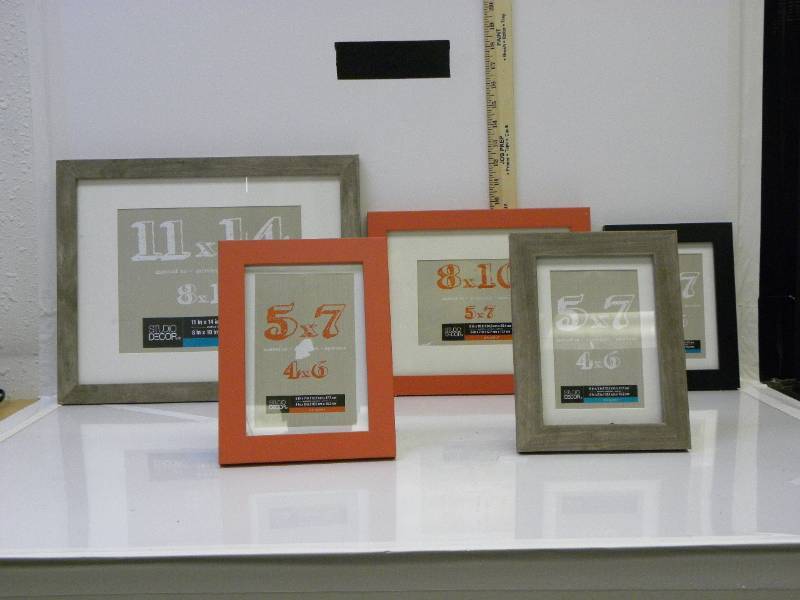 lot 7023 image: 5 Misc. Sized Studio Decor Picture Frames.