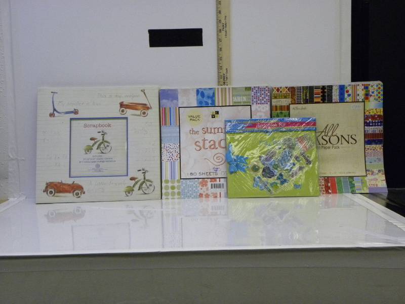 lot 7035 image: New Scrapbook w Useful Stuff.  360 Pages. Good Stuff