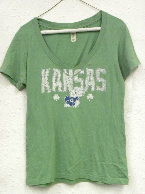 lot 7085 image: New Agent 92 Luck of the Irish KU Jayhawks T-Shirt