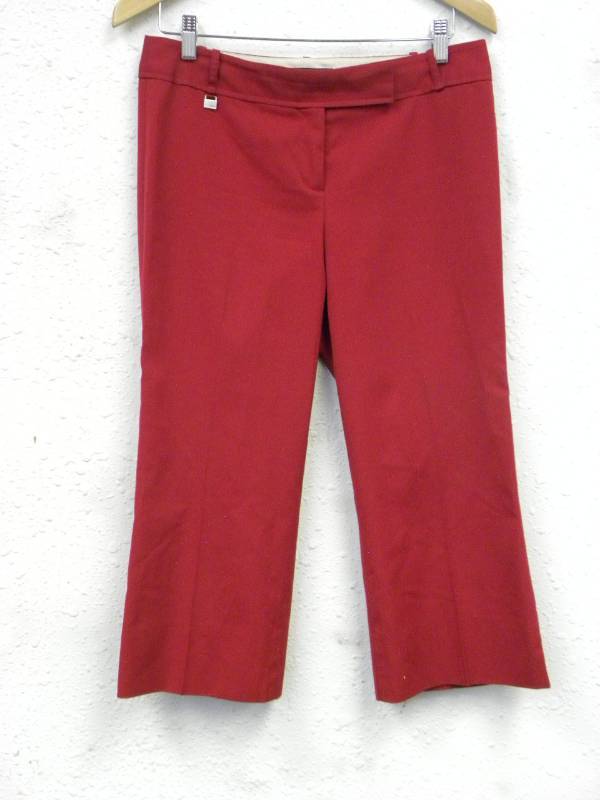 lot 7089 image: BCBG Maxazria Red Slacks.