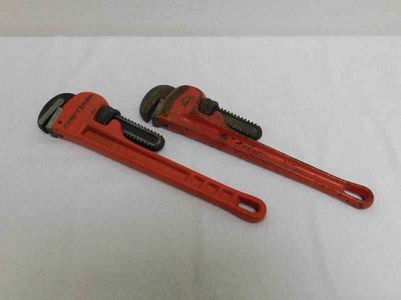 lot 7125 image: Two, 14 Craftsman Heavy Duty Monkey Wrenches