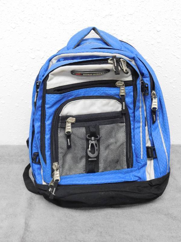 lot 7154 image: High Sierra Brand Extra Padded Camping Backpack.