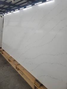 lot 3023 image: Lot of 3 Slabs of Tranquility Hanstone, Quartz