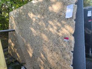 lot 7051 image: Lot of 1 Slab Of Gold Brazil Granite, Polished