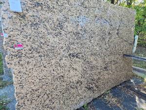 lot 7046 image: Lot of 1 Slab of Giallo Fiorito Granite, Polished