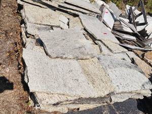 lot 12083 image: Lot of Assorted Remnants Pieces of Granite