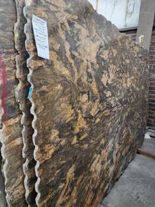 lot 3326 image: Lot Of 2 Slabs of&nbspGolden Thunder Granite, Polished