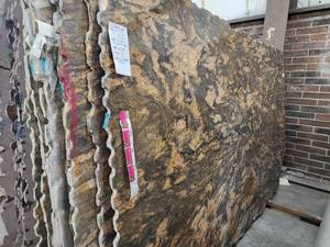 lot 3327 image: Lot Of 2 Slabs of&nbspGolden Thunder Granite, Polished