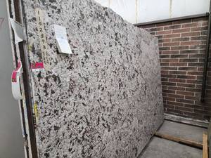lot 3357 image: Lot of 3 Slabs of&nbspBianco Antico Granite, Polished