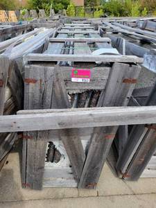 lot 9363 image: Crate of Tan Brown Polished Granite Pre Fab Countertops, 12