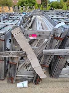lot 9364 image: Lot of 11 Almond Mauve Double Bullnose Polished Granite Pre Fab Countertops, 11