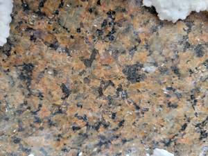 lot 9379 image: Crate of Tropical Brown Polished Granite Pre Fabricated Countertops, 12